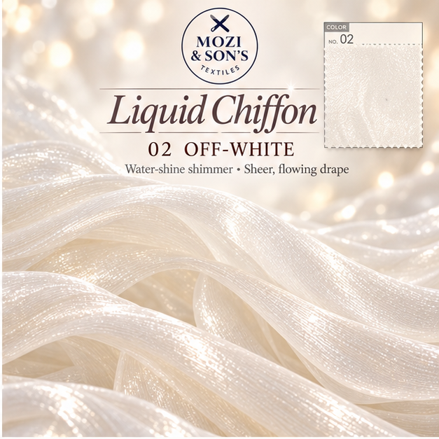 Liquid Chiffon Fabric by the Yard | FAB #24-022