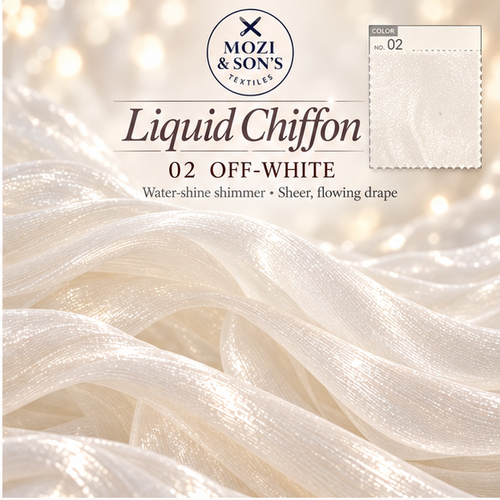 Liquid Chiffon Fabric by the Yard | FAB #24-022