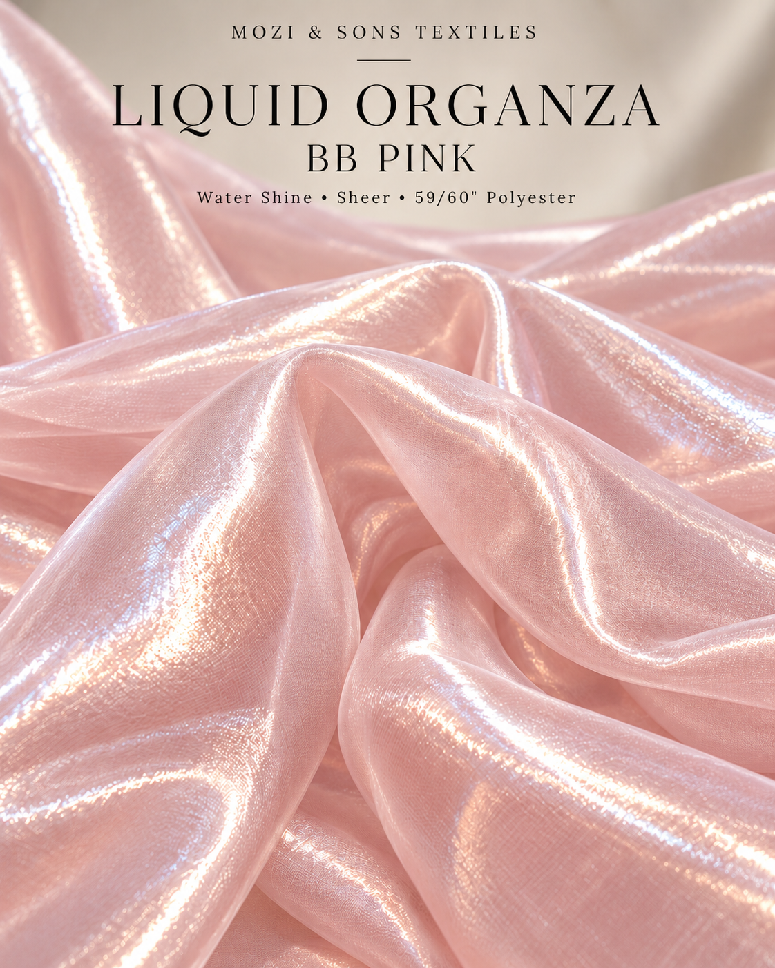 Liquid Organza Fabric by the Yard | FAB #24-046