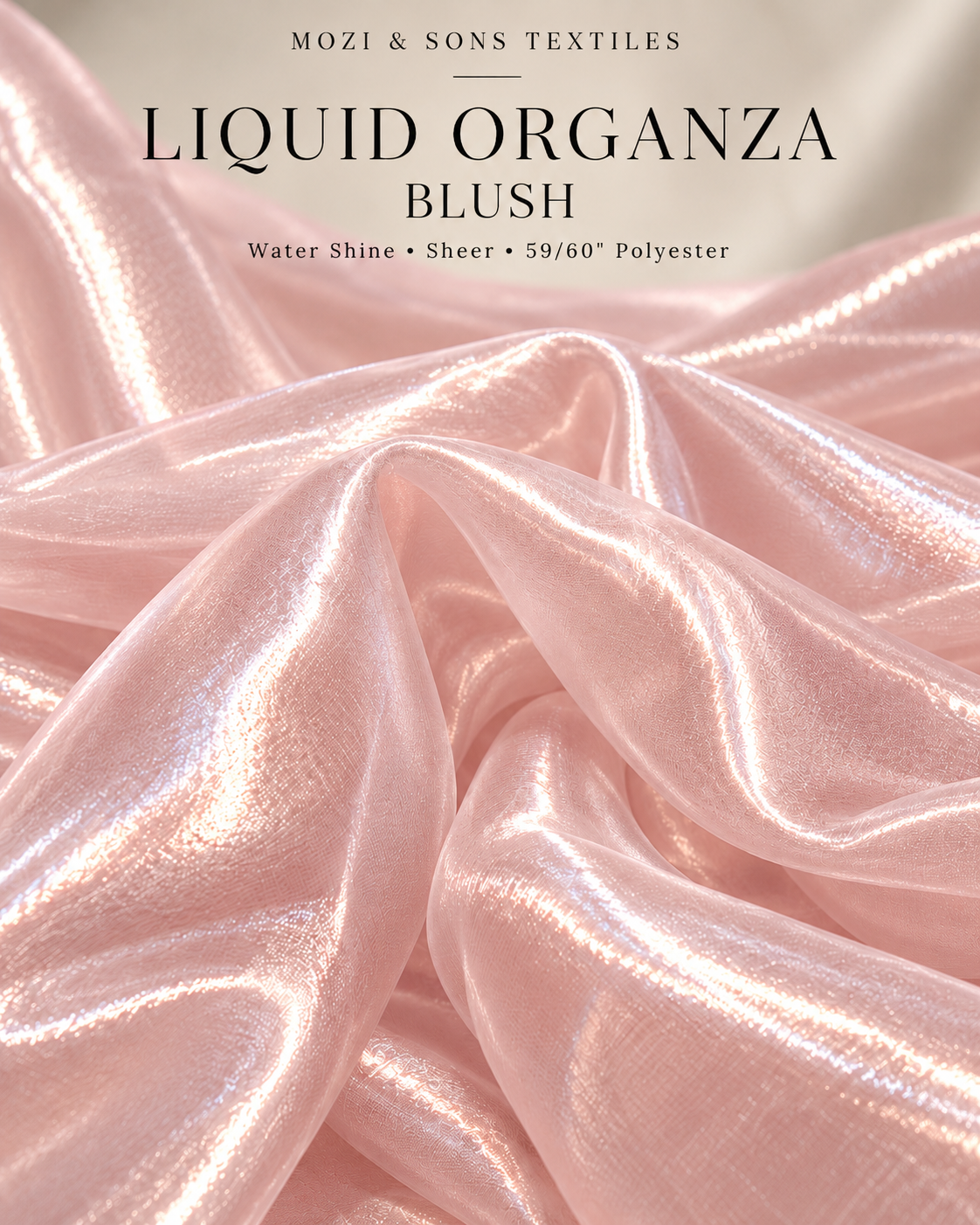 Liquid Organza Fabric by the Yard | FAB #24-046