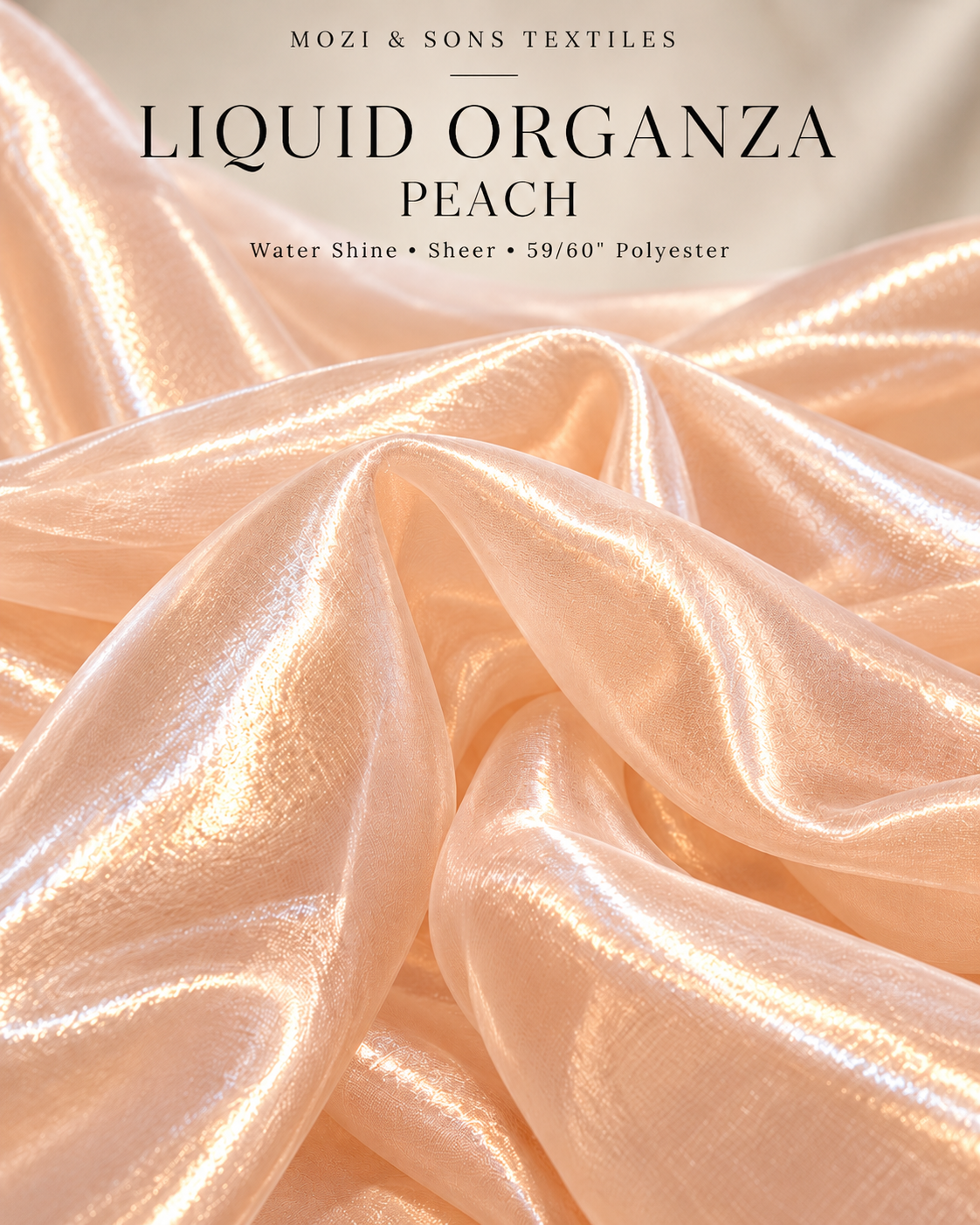 Liquid Organza Fabric by the Yard | FAB #24-046
