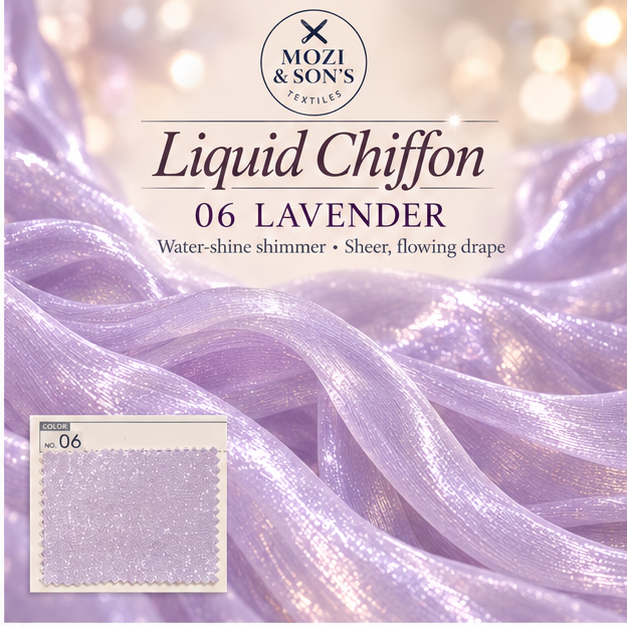 Liquid Chiffon Fabric by the Yard | FAB #24-022