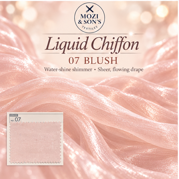 Liquid Chiffon Fabric by the Yard | FAB #24-022