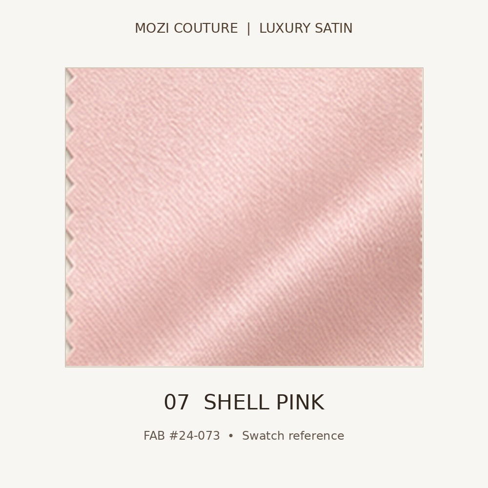 Luxury Satin Fabric by the Yard | 170 GSM, Slight Stretch, 20 Colors | Mozi Couture