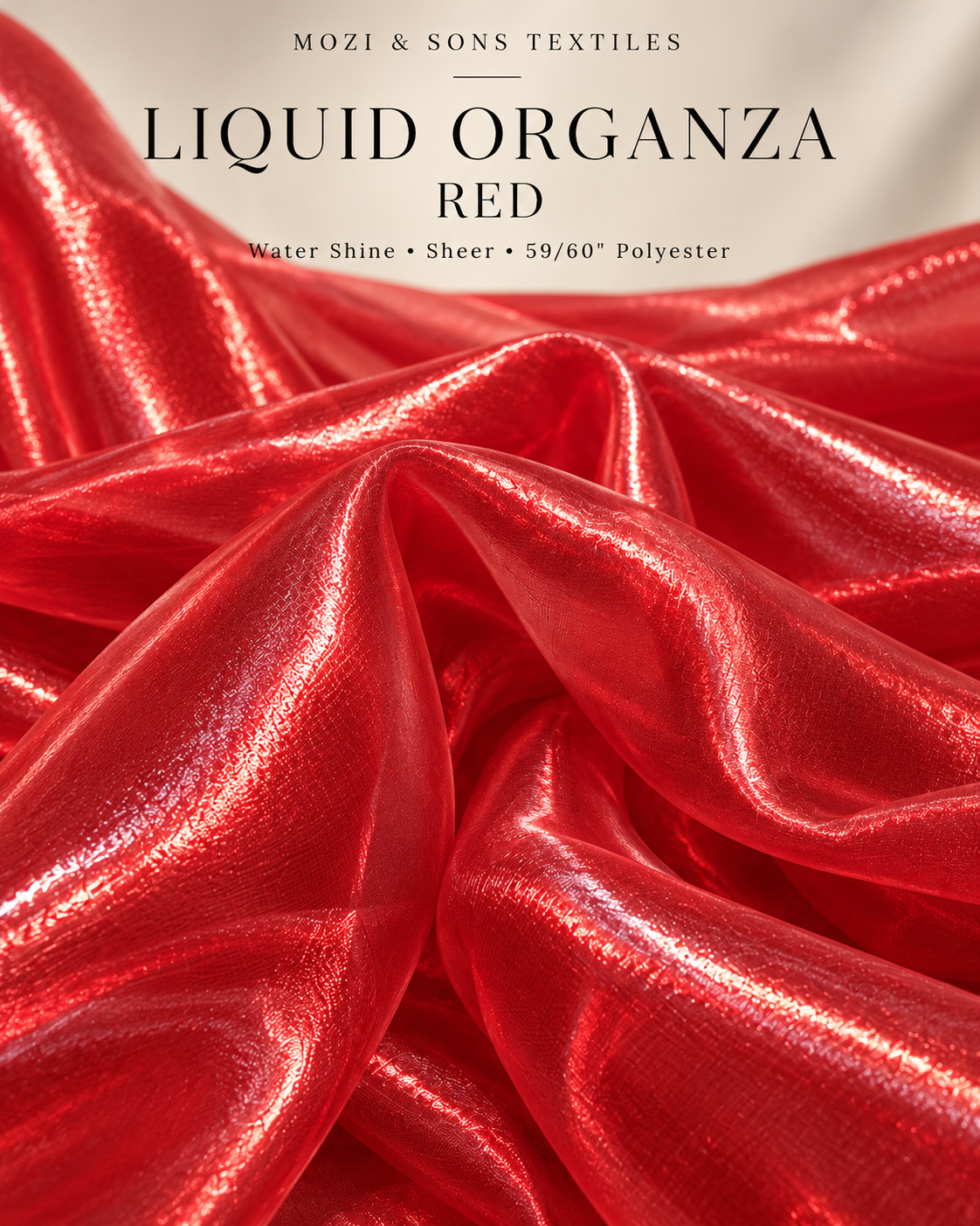 Liquid Organza Fabric by the Yard | FAB #24-046