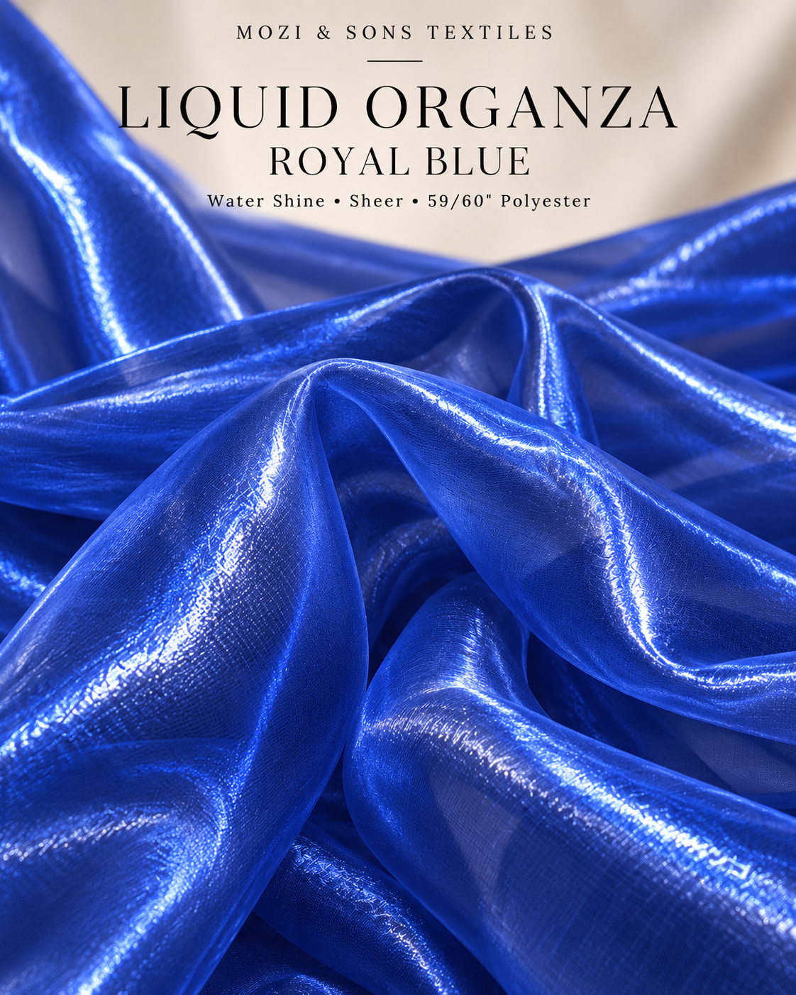 Liquid Organza Fabric by the Yard | FAB #24-046