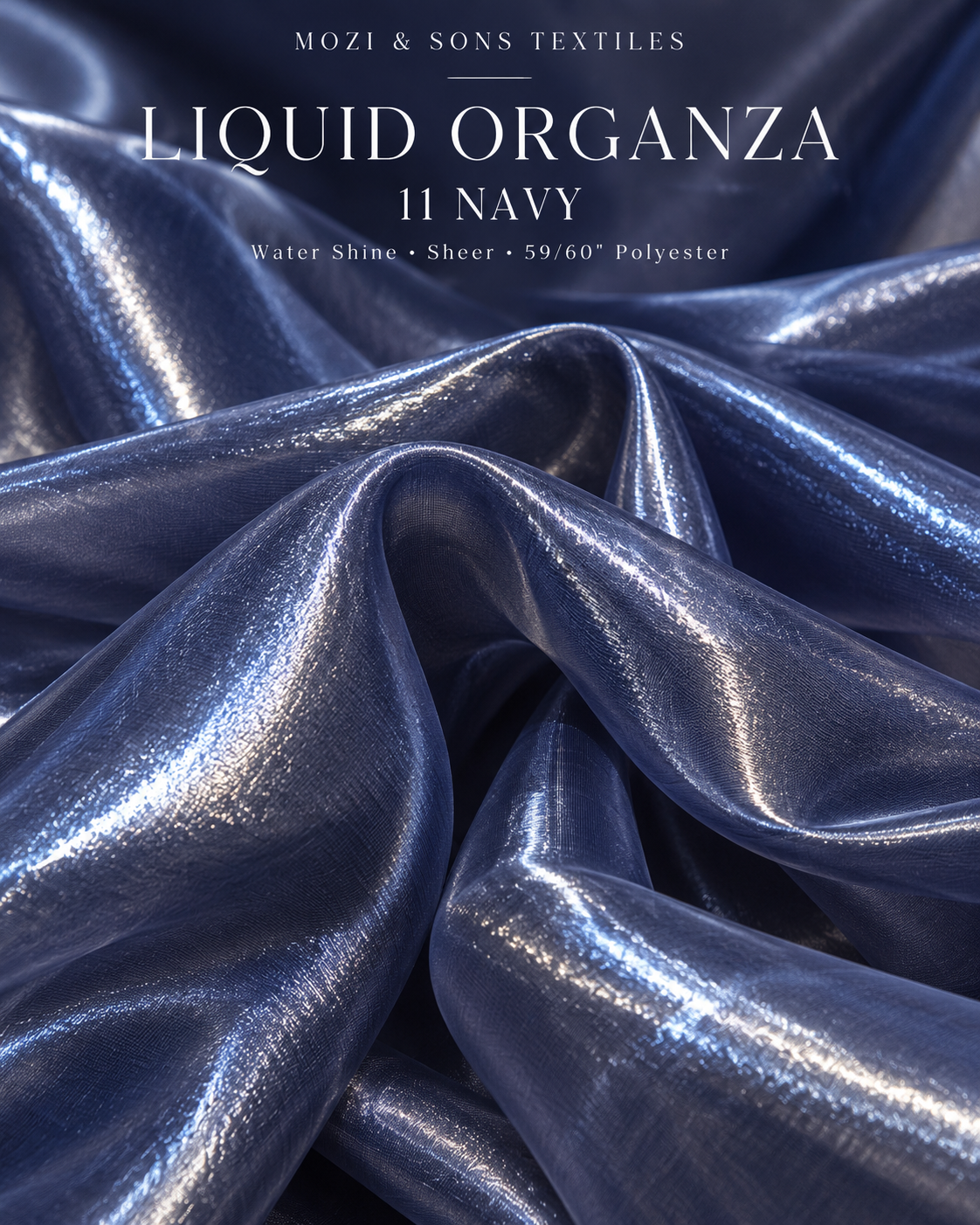 Liquid Organza Fabric by the Yard | FAB #24-046