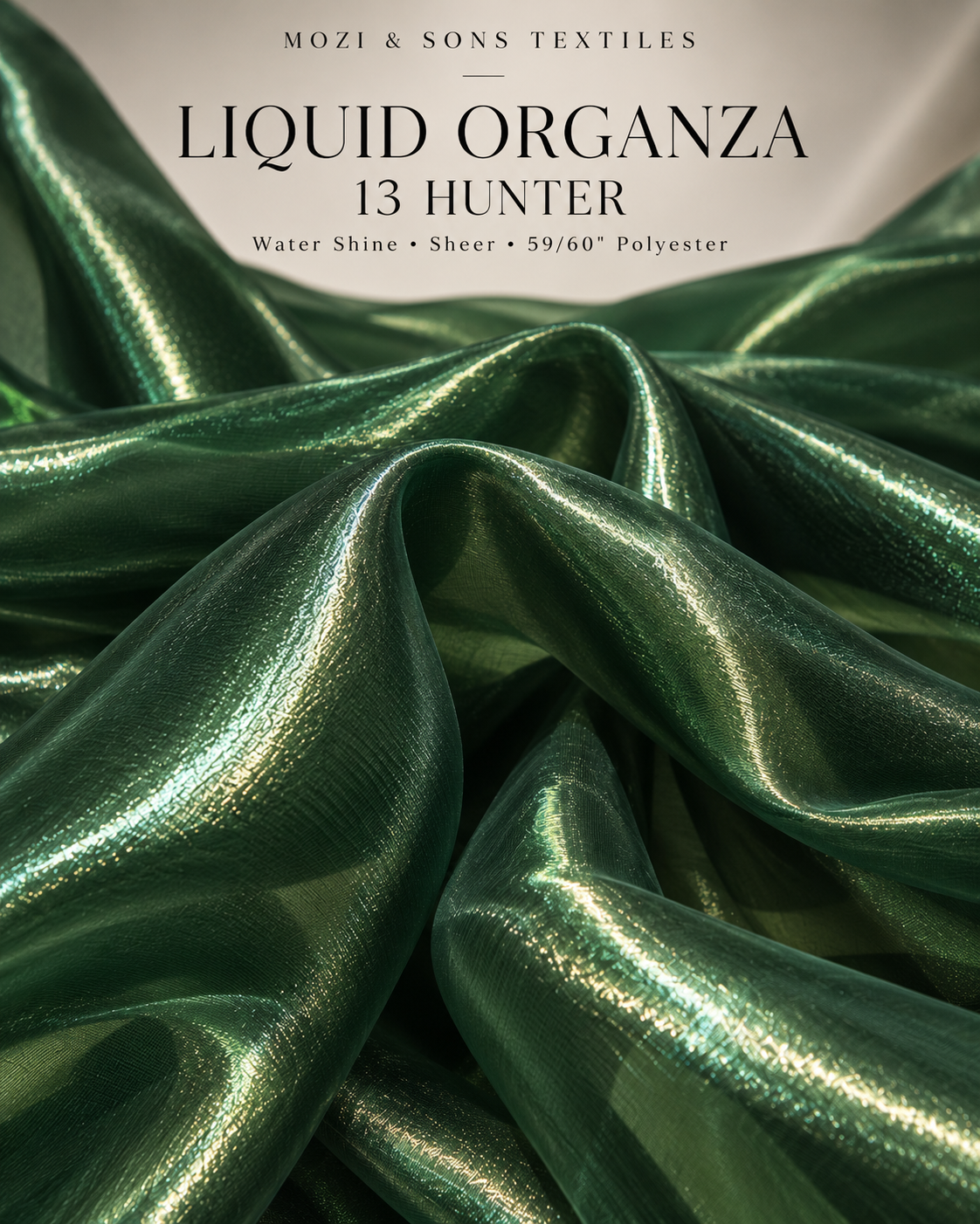 Liquid Organza Fabric by the Yard | FAB #24-046