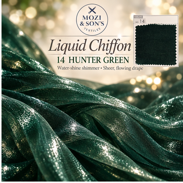 Liquid Chiffon Fabric by the Yard | FAB #24-022