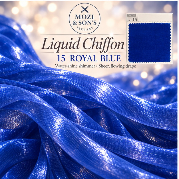 Liquid Chiffon Fabric by the Yard | FAB #24-022