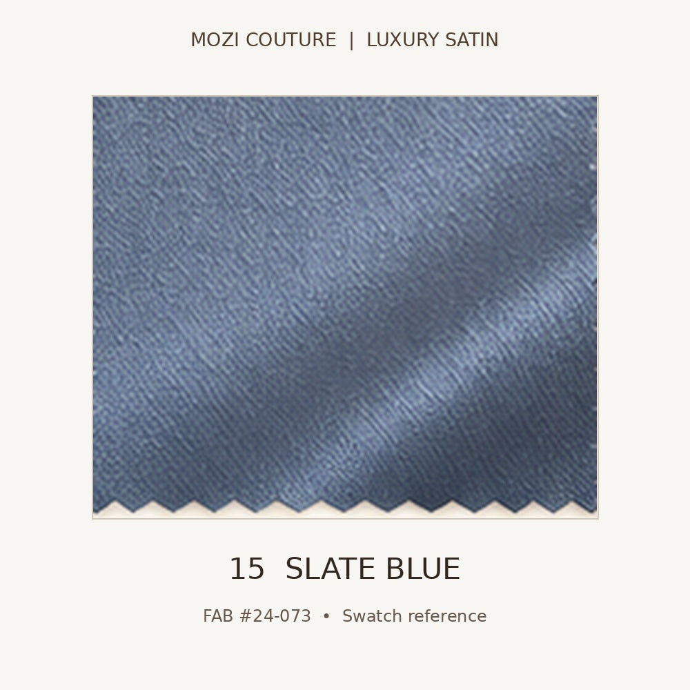 Luxury Satin Fabric by the Yard | 170 GSM, Slight Stretch, 20 Colors | Mozi Couture