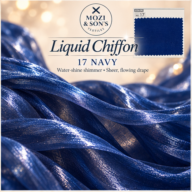 Liquid Chiffon Fabric by the Yard | FAB #24-022