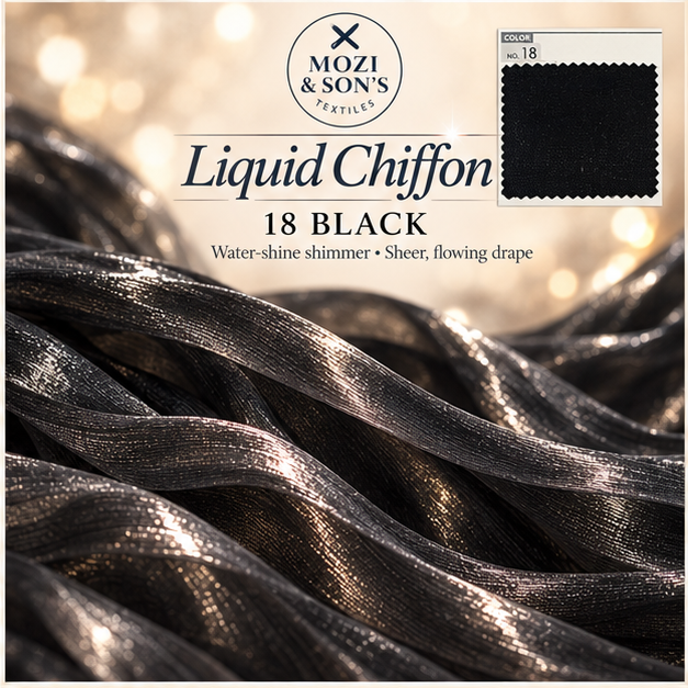 Liquid Chiffon Fabric by the Yard | FAB #24-022