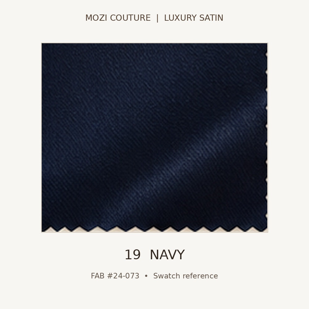 Luxury Satin Fabric by the Yard | 170 GSM, Slight Stretch, 20 Colors | Mozi Couture