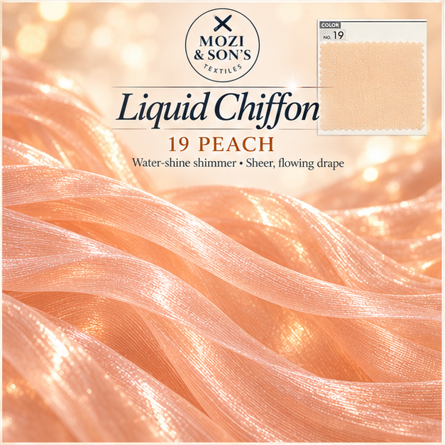 Liquid Chiffon Fabric by the Yard | FAB #24-022