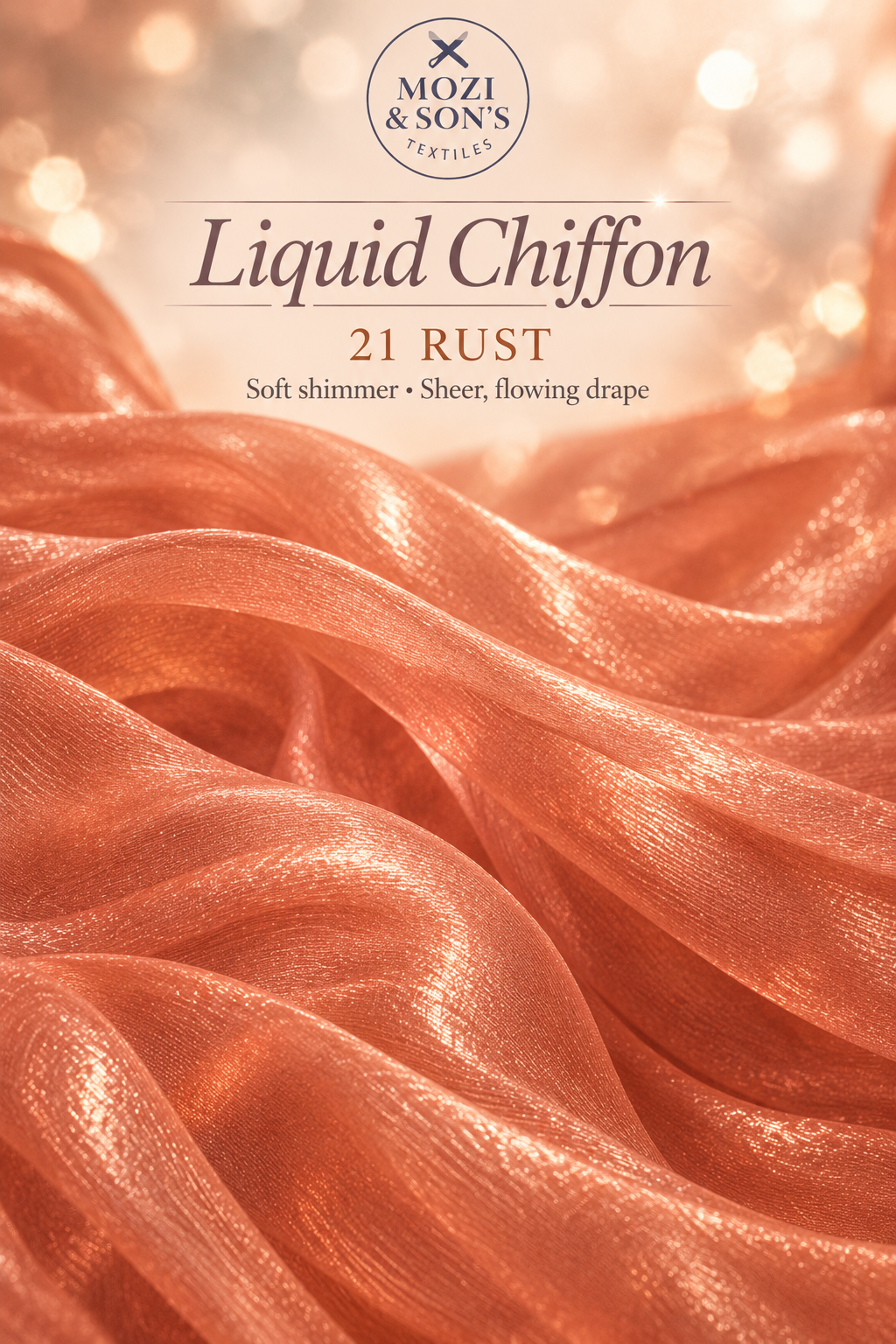 Liquid Chiffon Fabric by the Yard | FAB #24-022