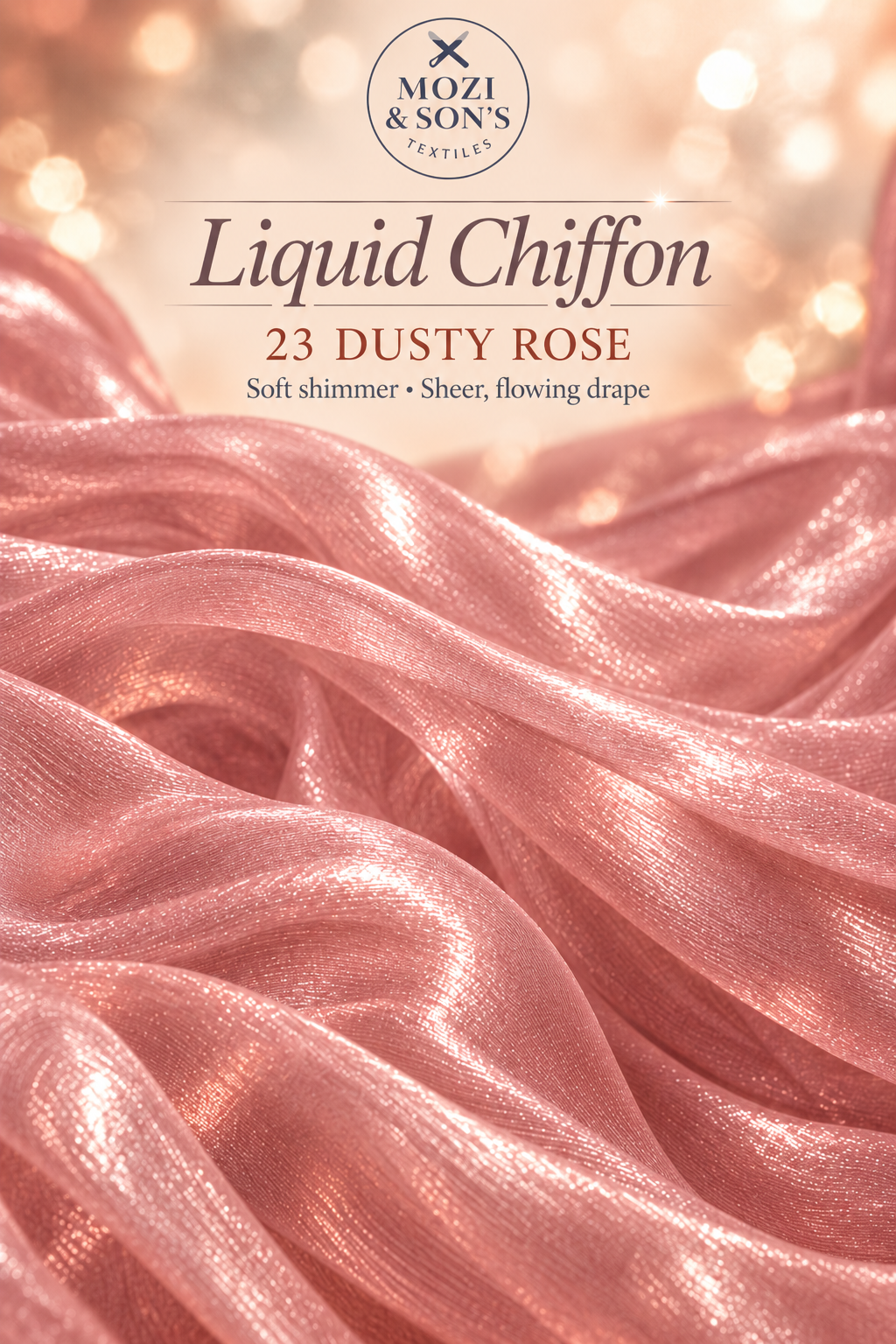 Liquid Chiffon Fabric by the Yard | FAB #24-022
