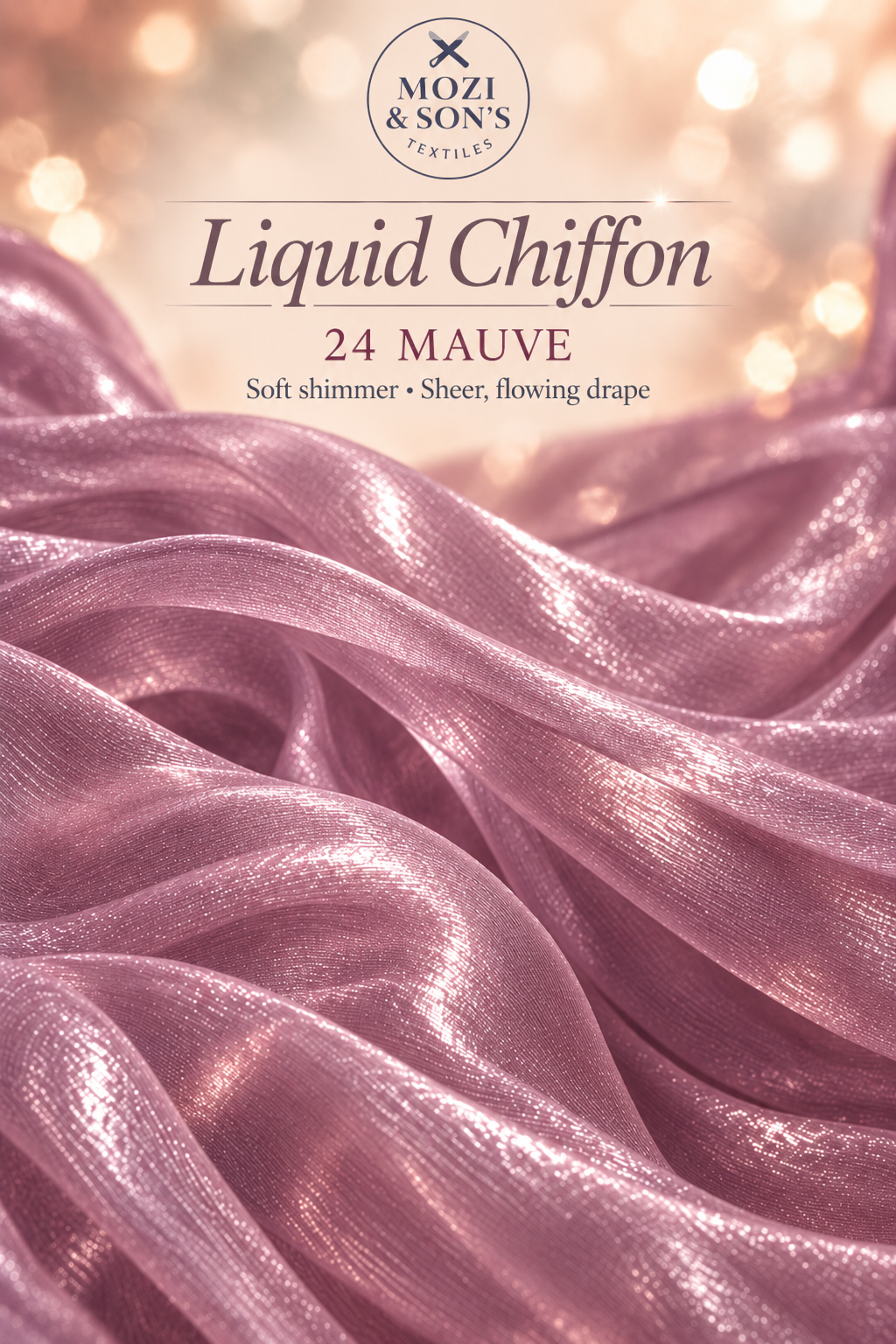 Liquid Chiffon Fabric by the Yard | FAB #24-022