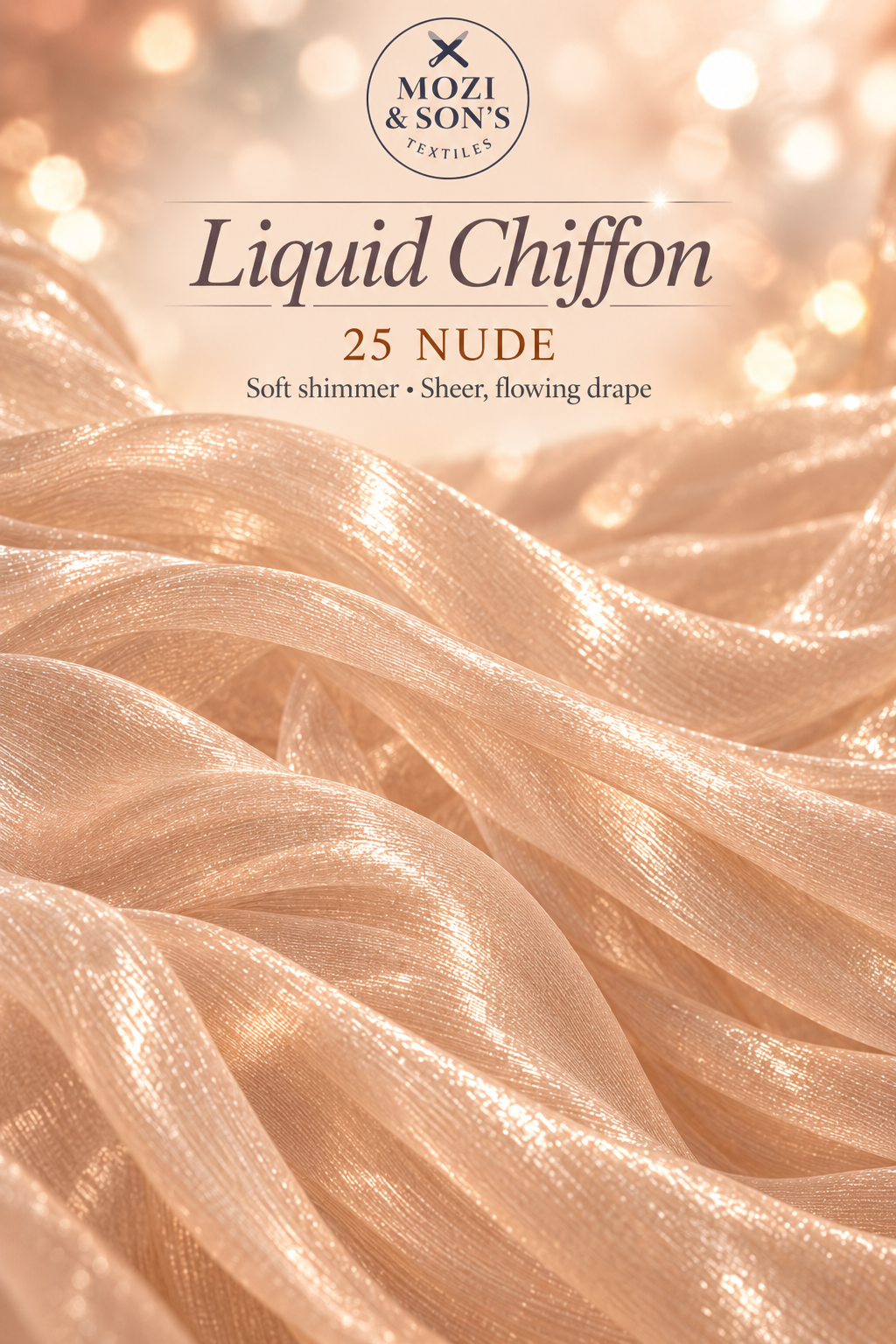 Liquid Chiffon Fabric by the Yard | FAB #24-022