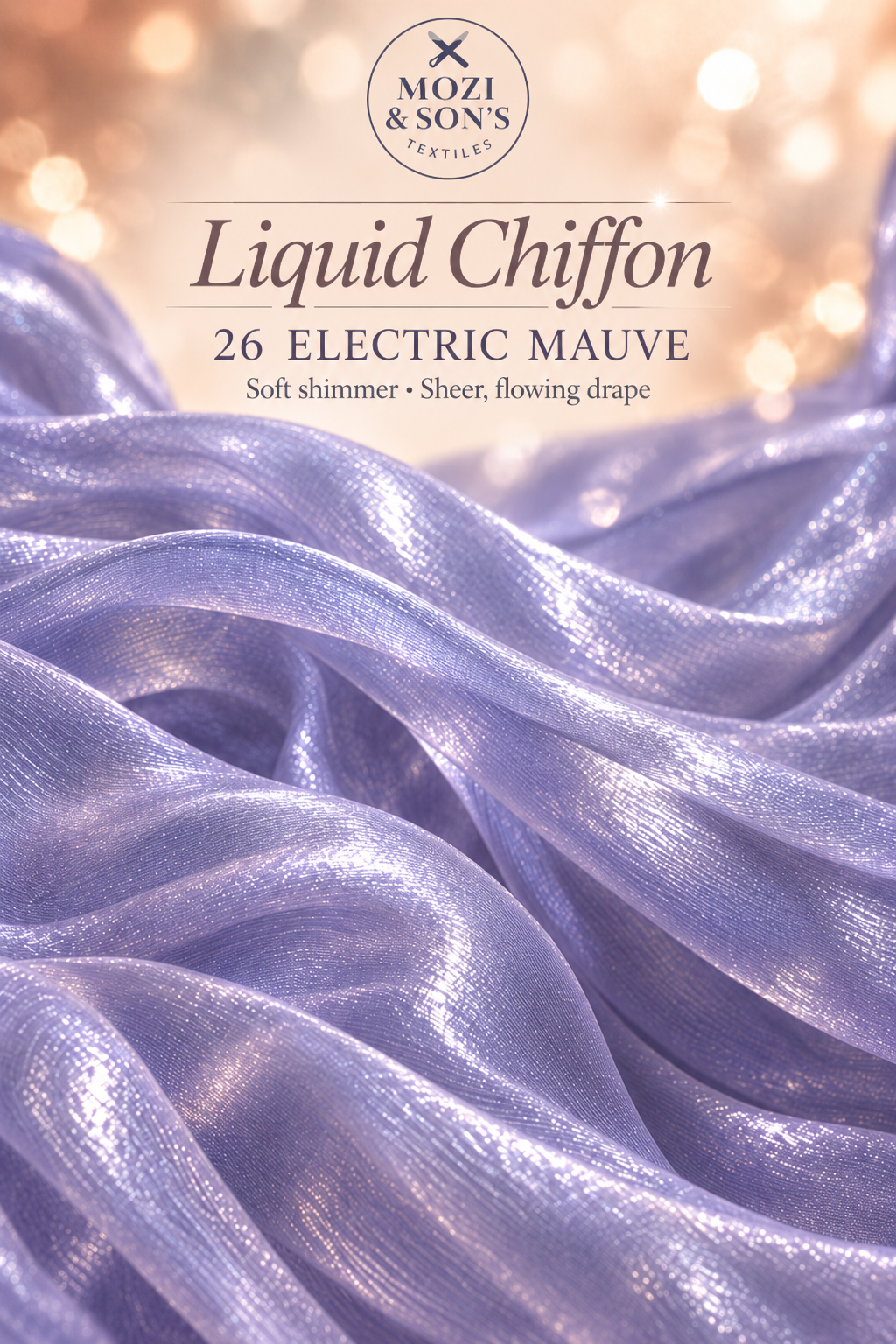 Liquid Chiffon Fabric by the Yard | FAB #24-022