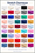 Stretch Charmeuse Satin Swatch Set (Up to 3 Colors)