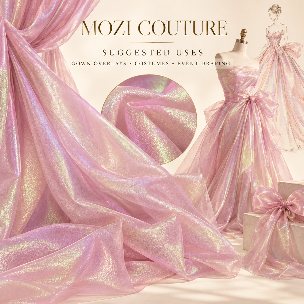 Suggested uses for Iridescent Metallic Organza