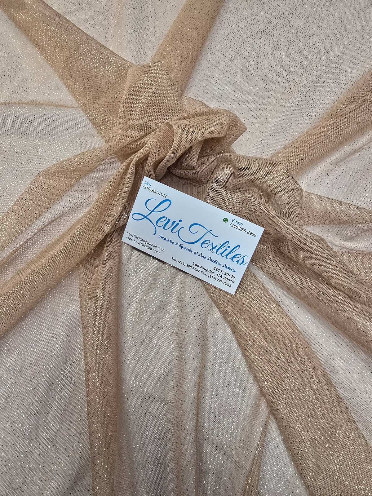 FAB #17-004 foil mesh — Gold / Gold (mesh / foil)