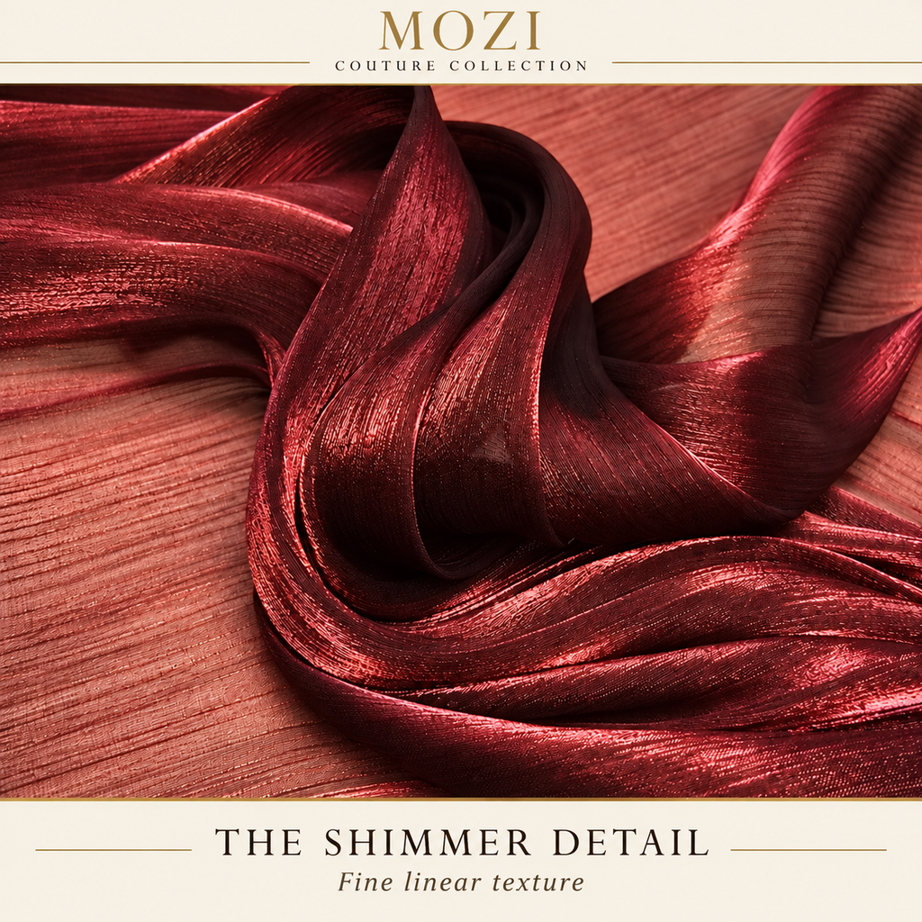 Mozi Shimmer Chiffon FAB #26-033 — Shimmer Detail