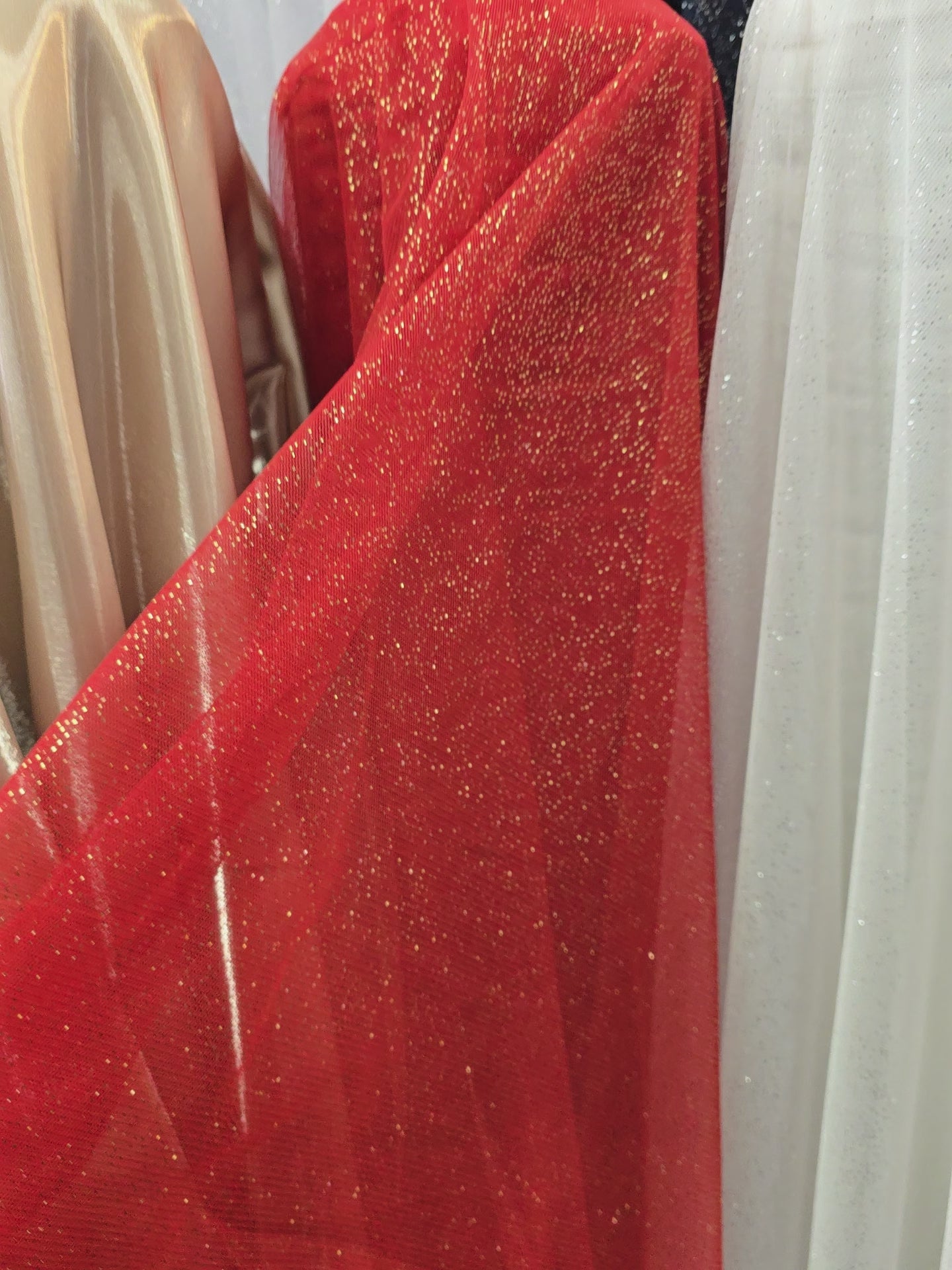 FAB #17-004 FOIL — actual foil mesh fabric video 4