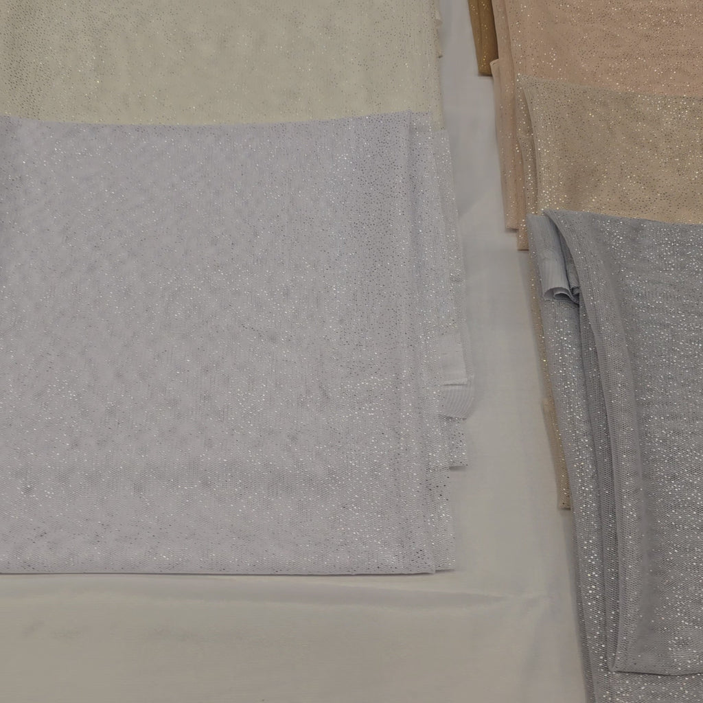 FAB #17-004 FOIL — actual foil mesh fabric video 1
