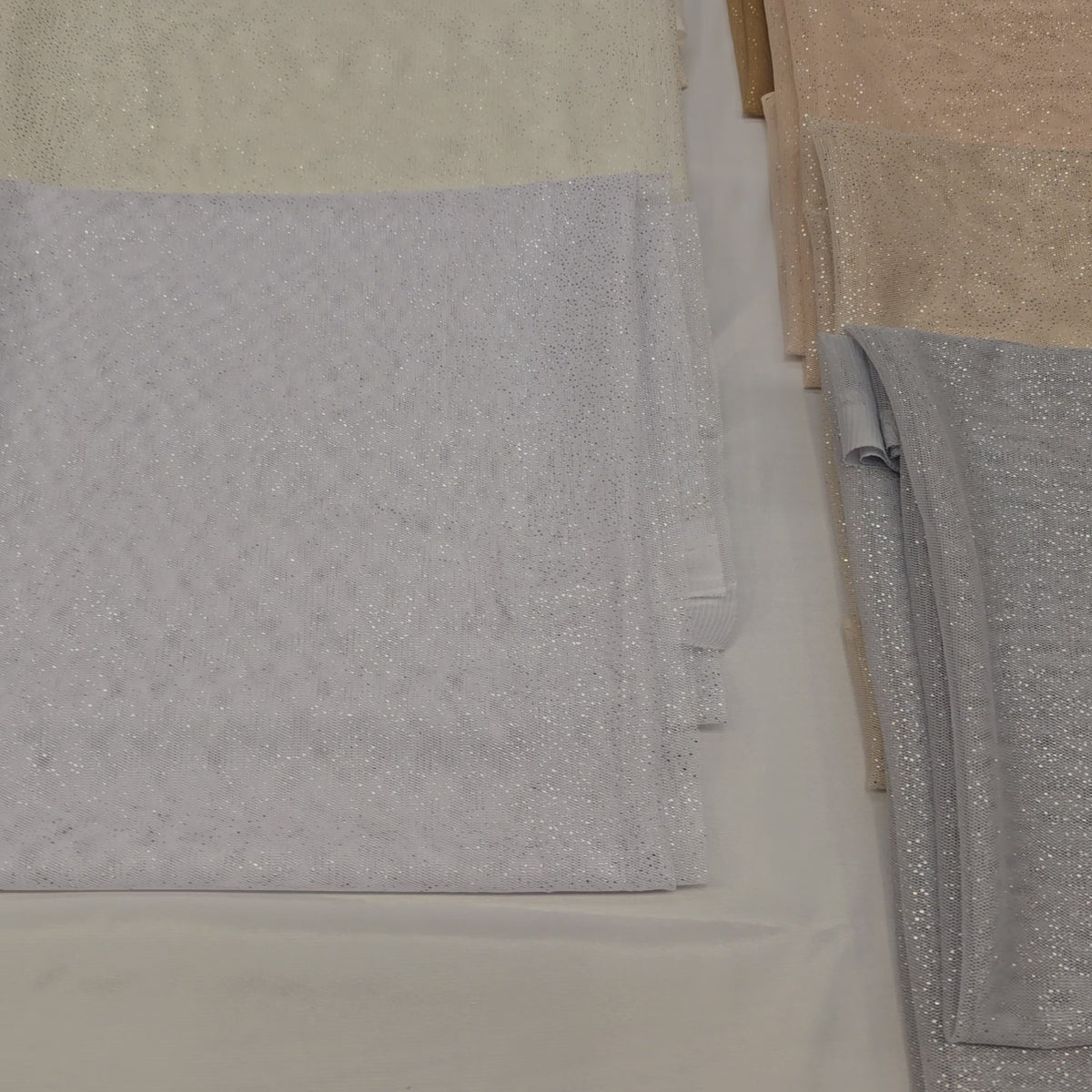 FAB #17-004 FOIL — actual foil mesh fabric video 1